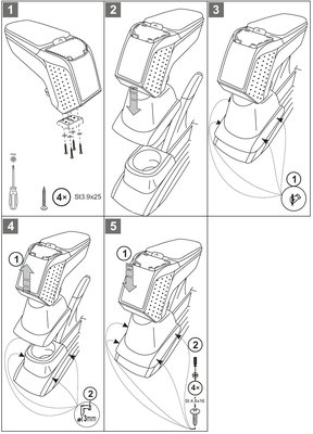 Подлокотник для VW Polo седан