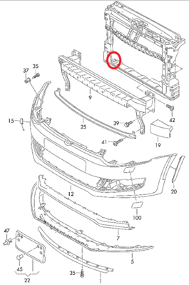 Защита двигателя для VW Polo седан