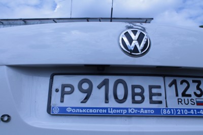 Камера заднего вида для VW Polo sedan