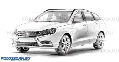 Новый седан Lada Vesta- конкурент?