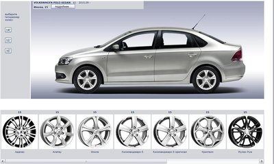 Выбираем диски для новой машины R14 и R15.