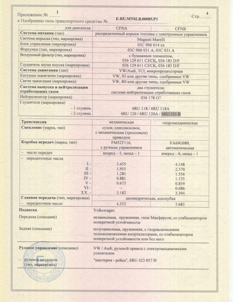 Одобрение типа транспортного средства 