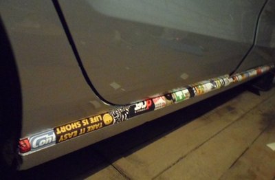 Stickerbombing! :)
