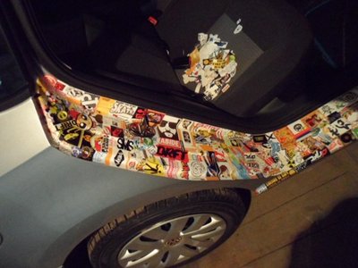 Stickerbombing! :)