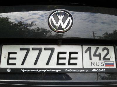 Камера заднего вида для VW Polo sedan