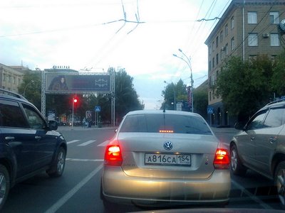 Новосибирск.Встречи на дорогах.