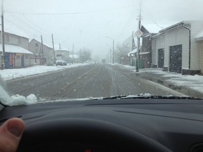 Первый весенний снег ) 11.05.2013