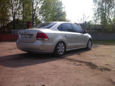 ТЮНИНГ.Комплекты пружин для занижения клиренса Polo sedan.