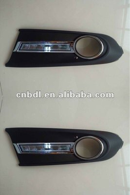 Дневные ходовые огни на VW Polo седан
