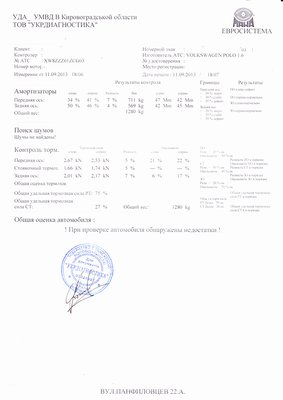 В VW Polo седан - дребезжание спереди, при наезде на кочки