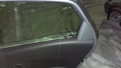 Задние двери - задув воздуха