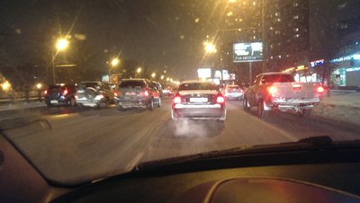 Встречи на дорогах Москвы и МО