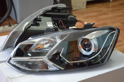 Тюнинг фары Eagle Eyes на Polo Sedan (хэтчбек) (г.Салават)