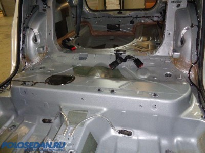 Полная Шумоизоляция VW Polo в СПб (Фотоотчет)