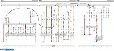 Электрические схемы VW Polo Sedan