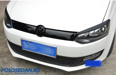 [Продаю] Решетка радиатора + реснички VW Polo Black Матовые