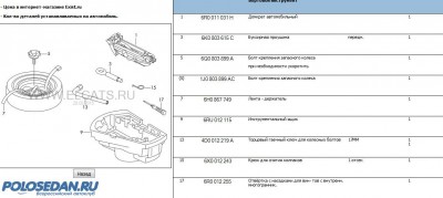 Номера запчастей и цены на них, оригинал и не оригинал
