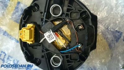 Продам кожаный руль с подушкой