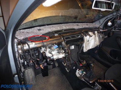 Все об установке ПТФ . VW Polo sedan