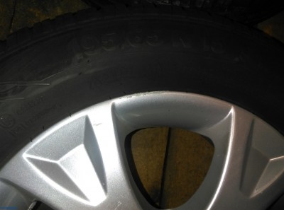 диски replika 5*100 r15 et38 + шины continental 195/65