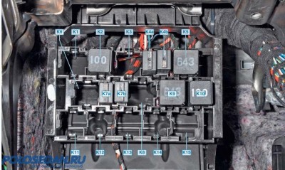 Два реле в цепи бензонасоса