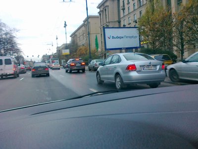 Встречи на дорогах Санкт-Петербурга и ЛО